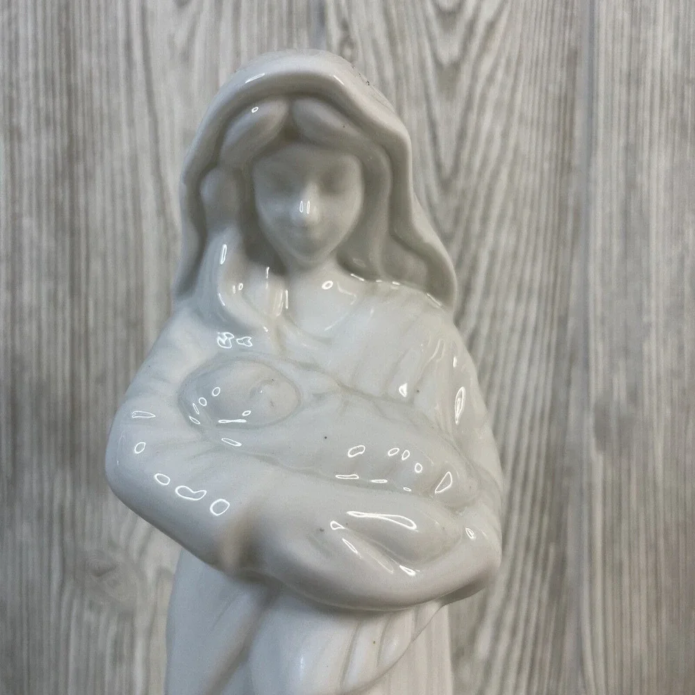 House of Lloyd Nativity Madonna & Child Figurine Mary Baby Jesus VTG 1988